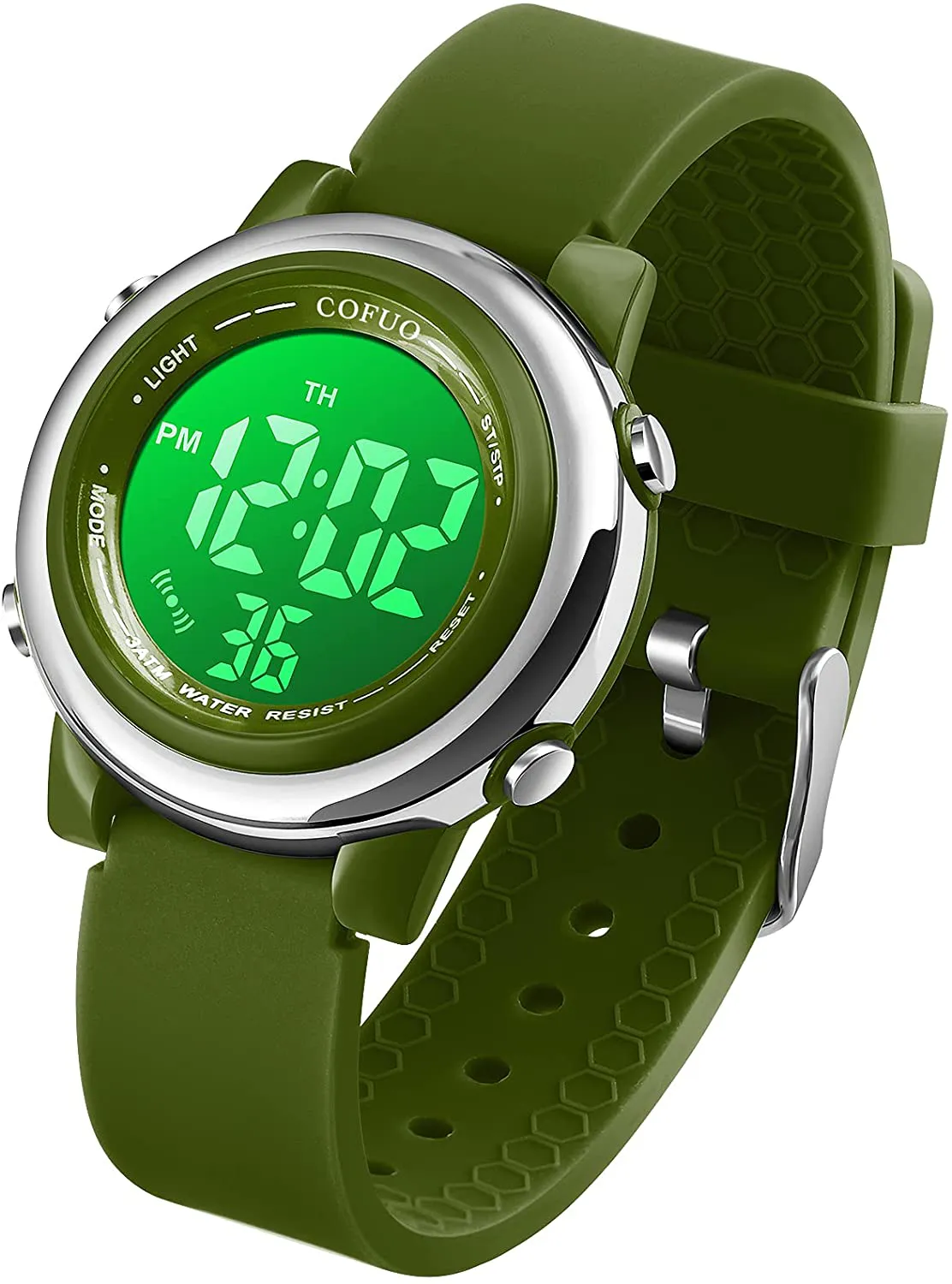 Kids Digital Sport Waterproof Watch for Girls Boys, Kid Sports Outdoor LED Electrical Watches with Luminous Alarm Stopwatch Child Wristwatch
