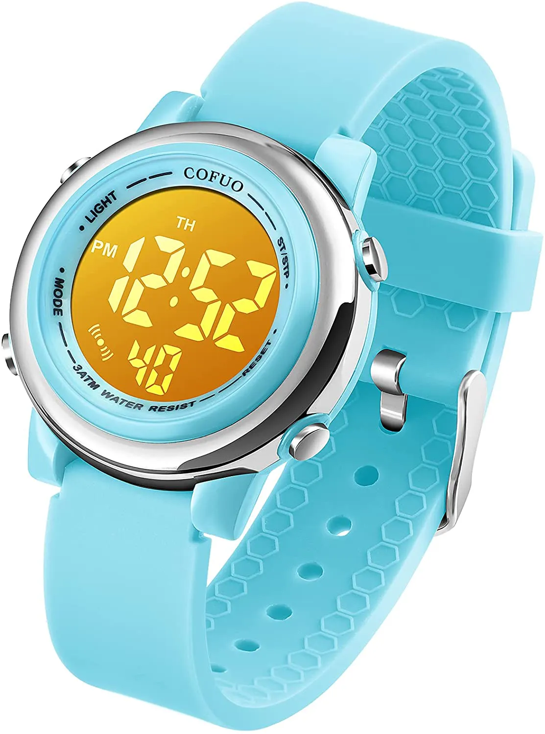 Kids Digital Sport Waterproof Watch for Girls Boys, Kid Sports Outdoor LED Electrical Watches with Luminous Alarm Stopwatch Child Wristwatch