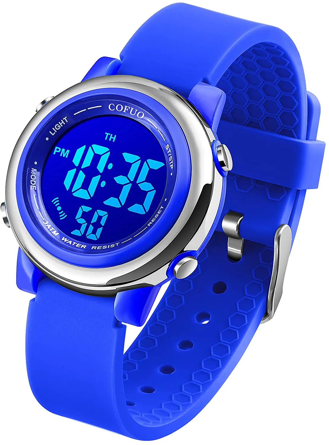 Kids Digital Sport Waterproof Watch for Girls Boys, Kid Sports Outdoor LED Electrical Watches with Luminous Alarm Stopwatch Child Wristwatch