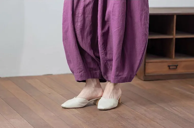Lantern Pants in Purple