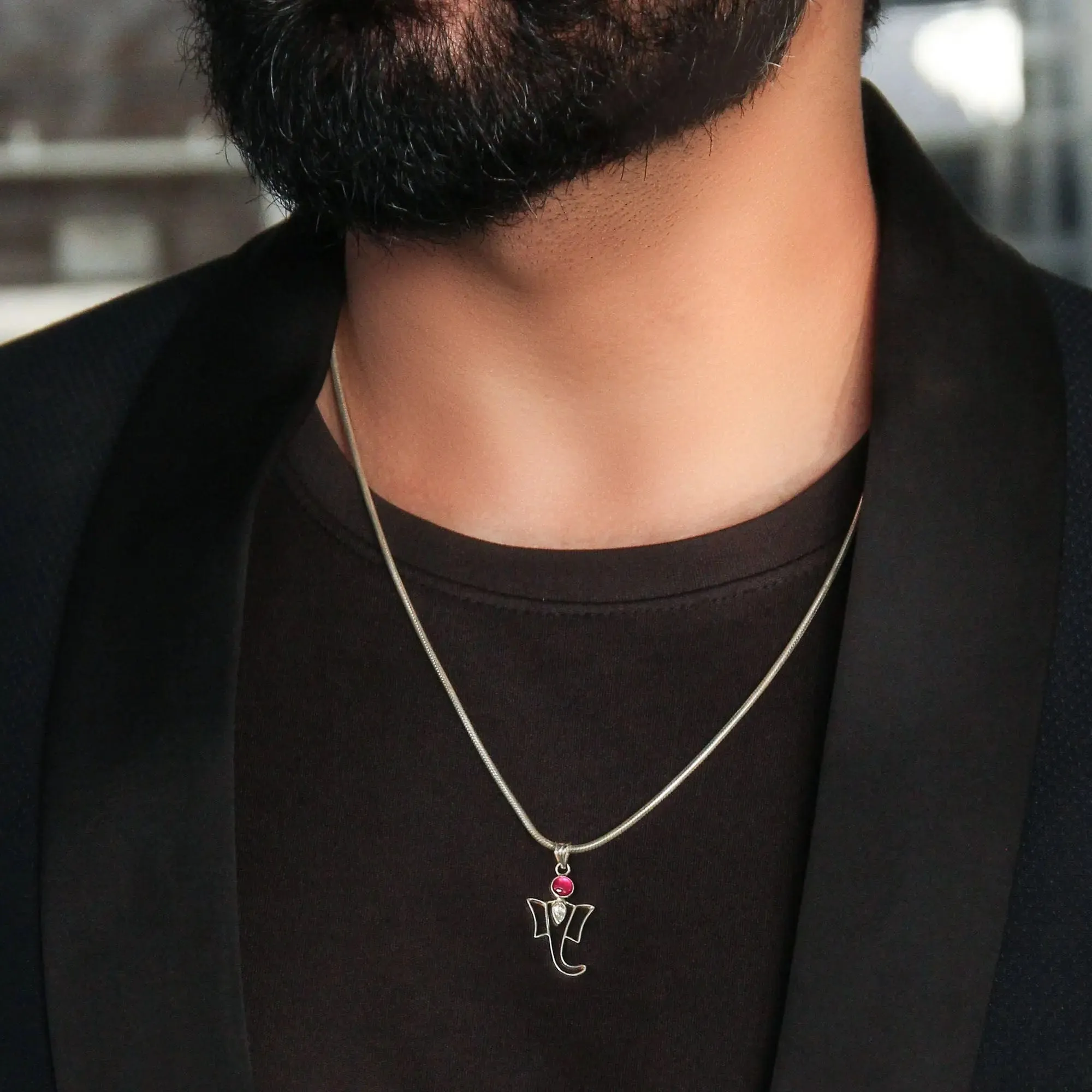 Men's Jewellery Ganesha Pendant