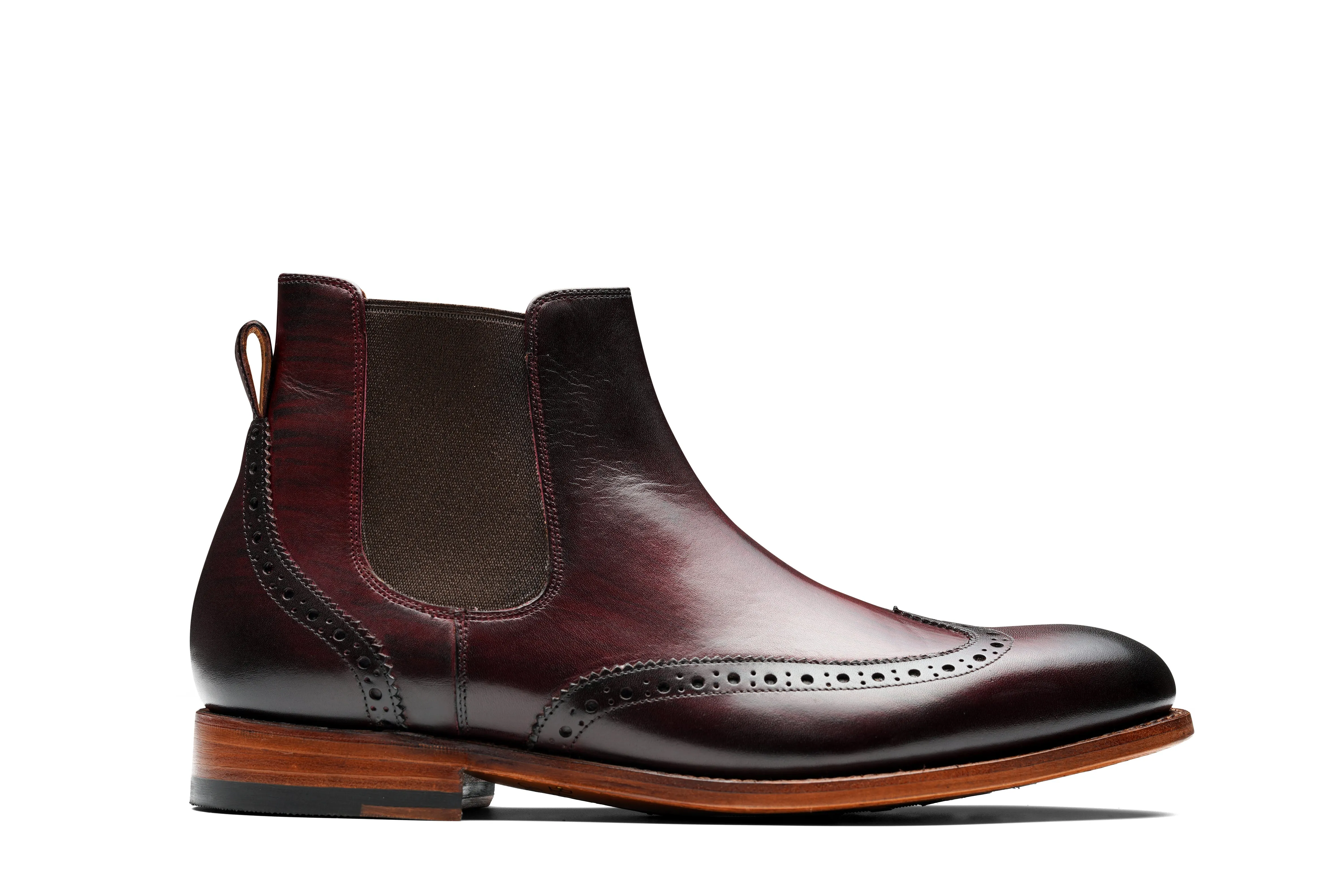 Mersey - Burgundy Hand Patina
