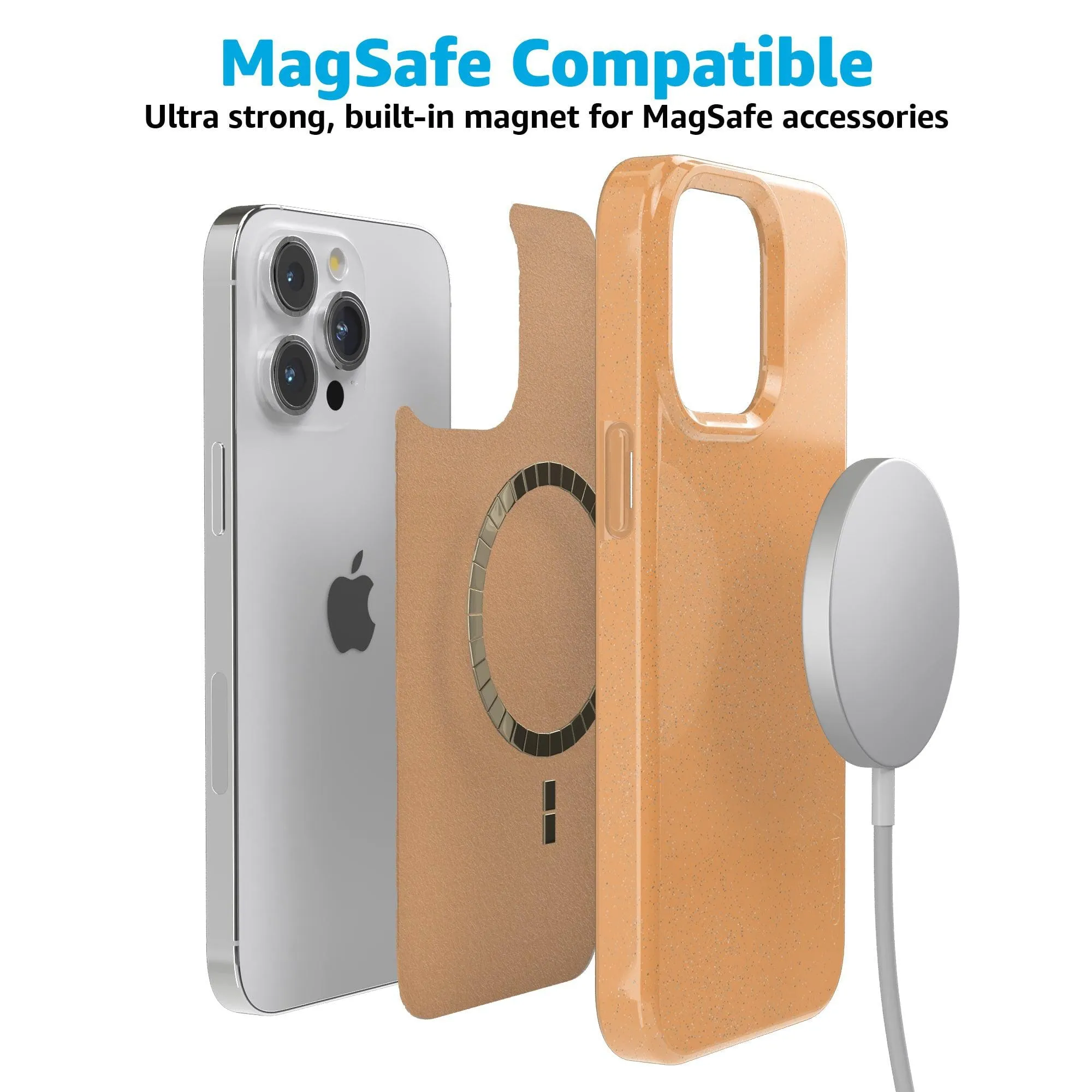 Morning Glow | Orange Pastel Shimmer Case