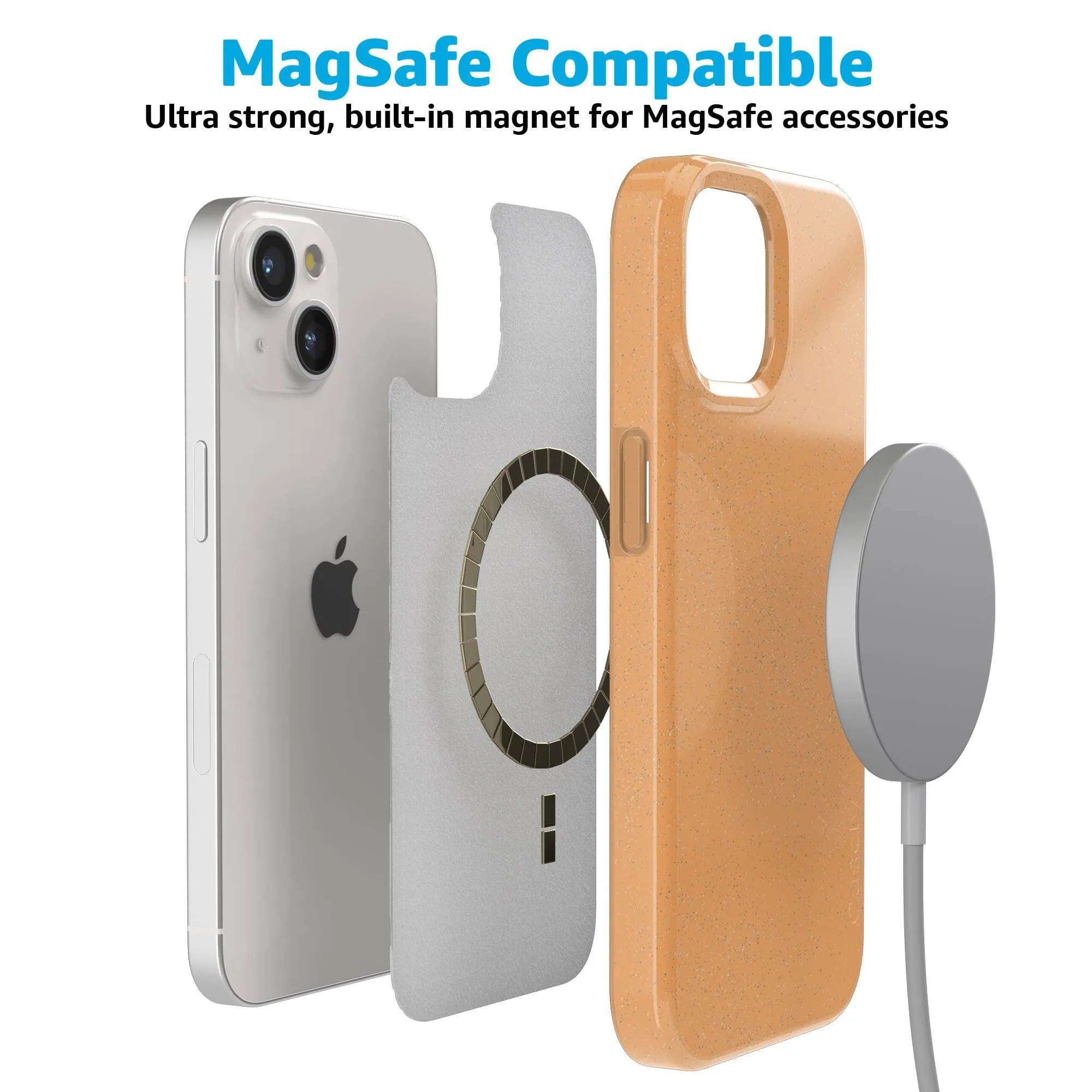 Morning Glow | Orange Pastel Shimmer Case