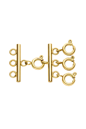 Necklace separator for layering Gold