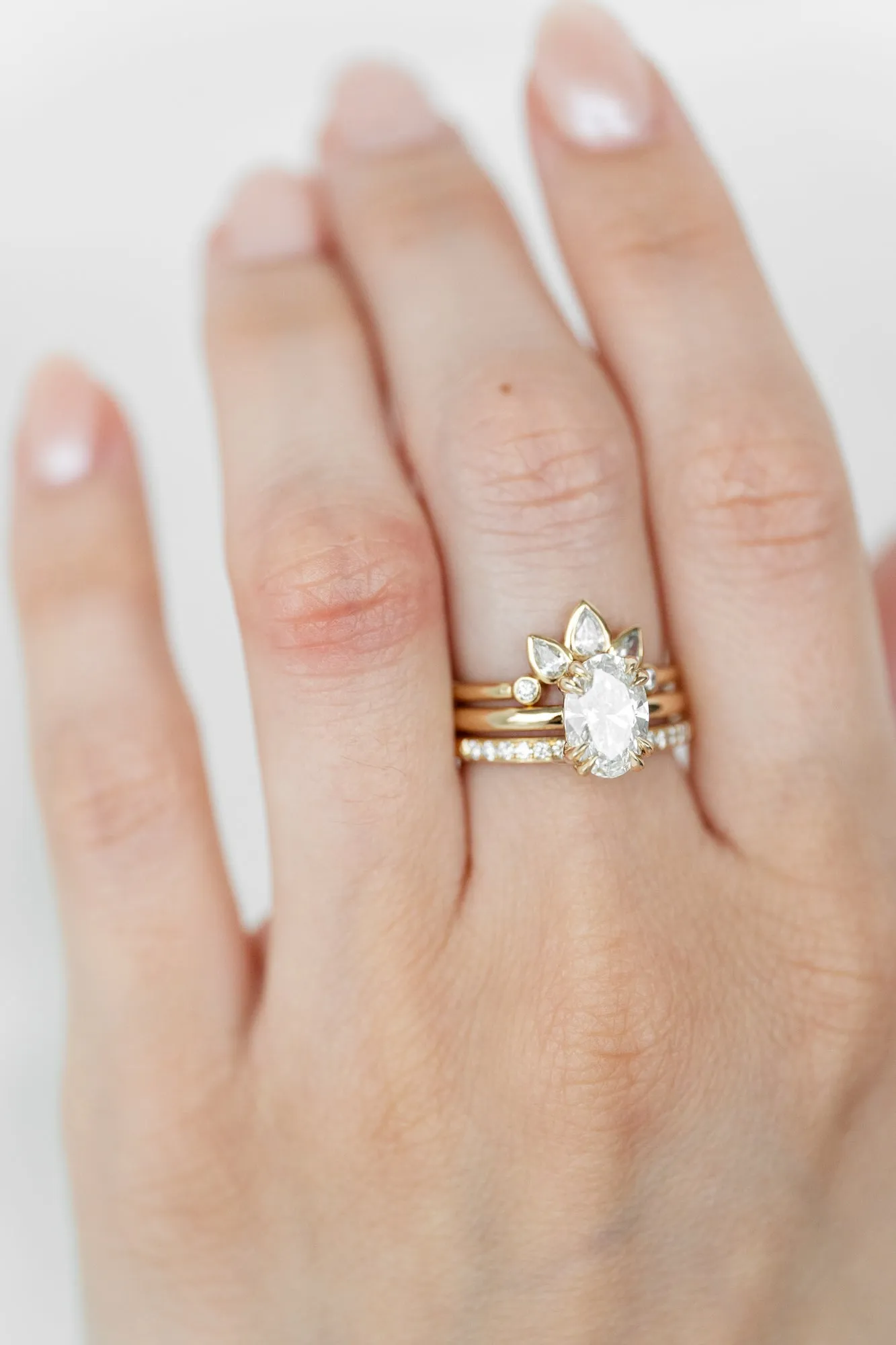 Nouveau Ring with 1.86ct Lab Diamond