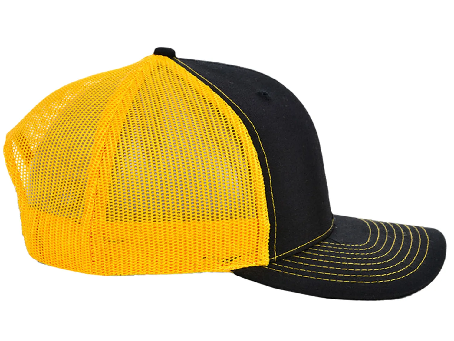Richardson 112 Trucker - Black/Gold