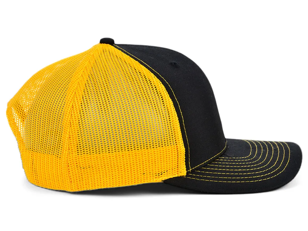Richardson 112 Trucker - Black/Gold
