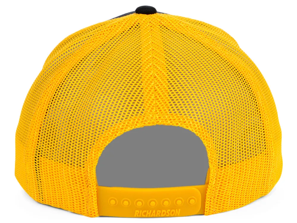 Richardson 112 Trucker - Black/Gold