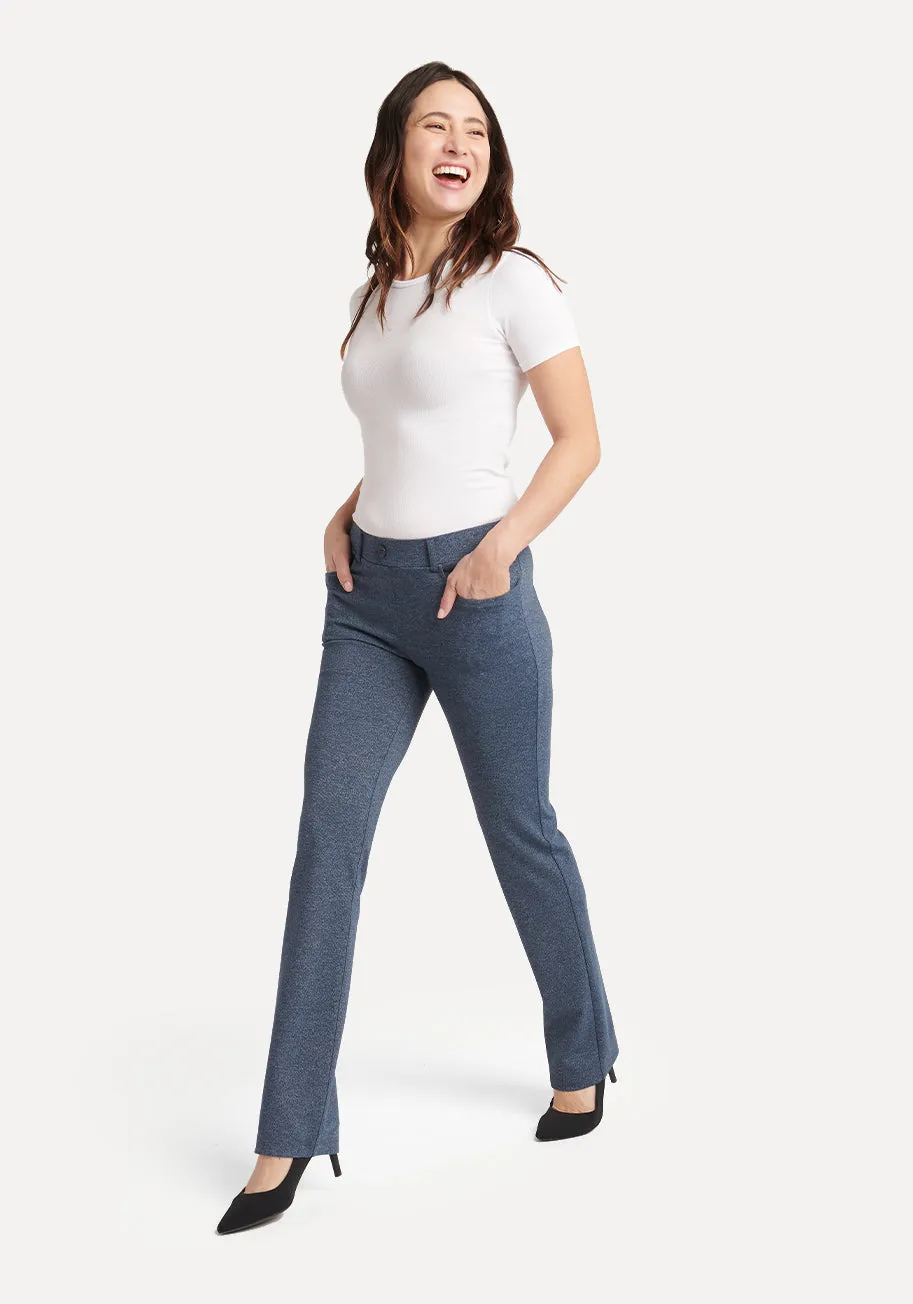 Straight-Leg | 7-Pocket Dress Pant Yoga Pants (Static)