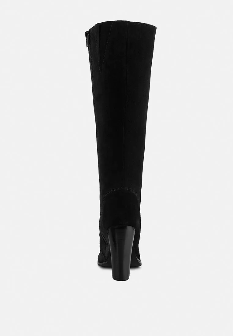 Street-Slay Antique Heeled Calf Boot By Ruw