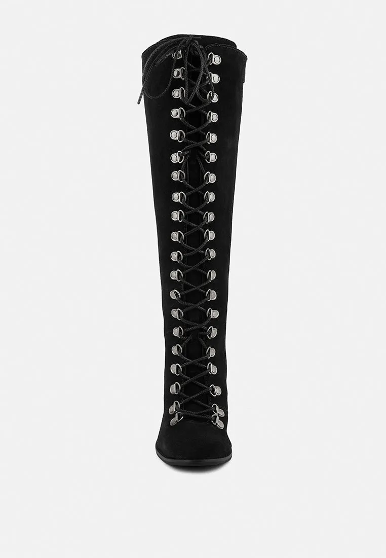 Street-Slay Antique Heeled Calf Boot By Ruw