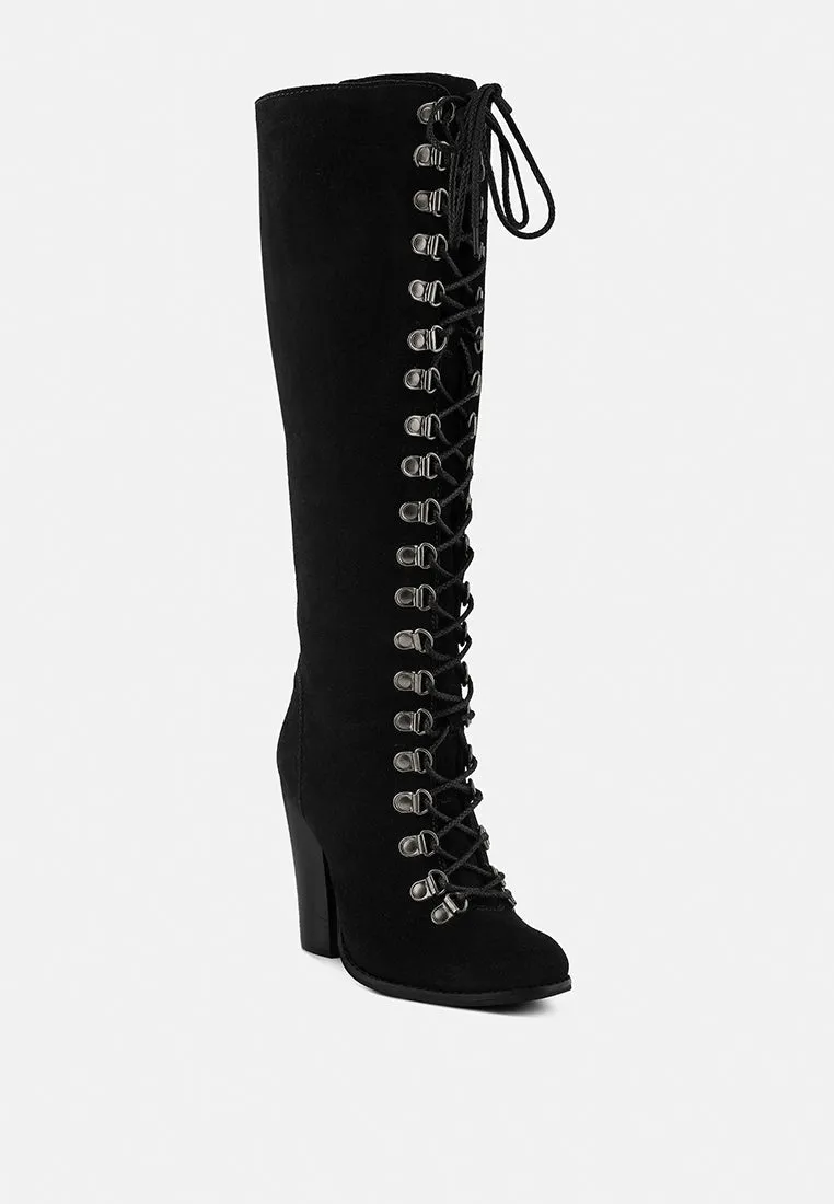 Street-Slay Antique Heeled Calf Boot By Ruw