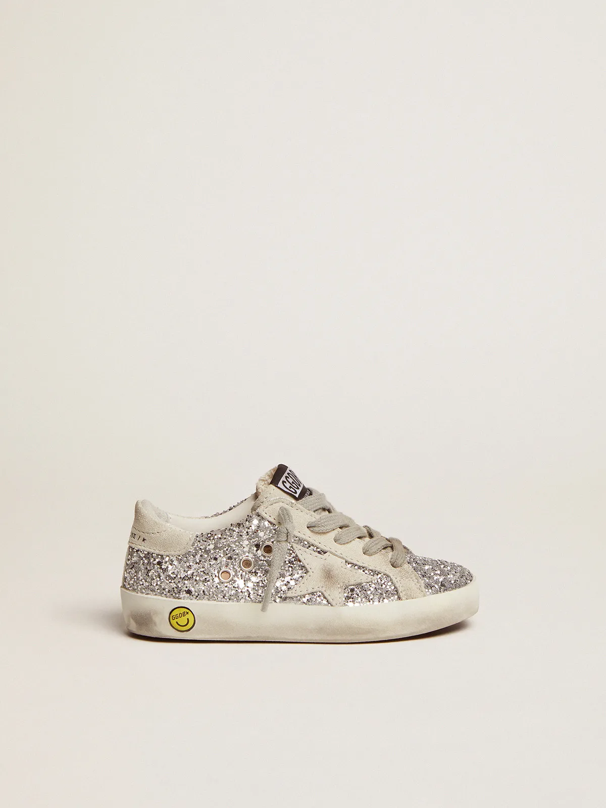 Super-Star Young with silver glitter