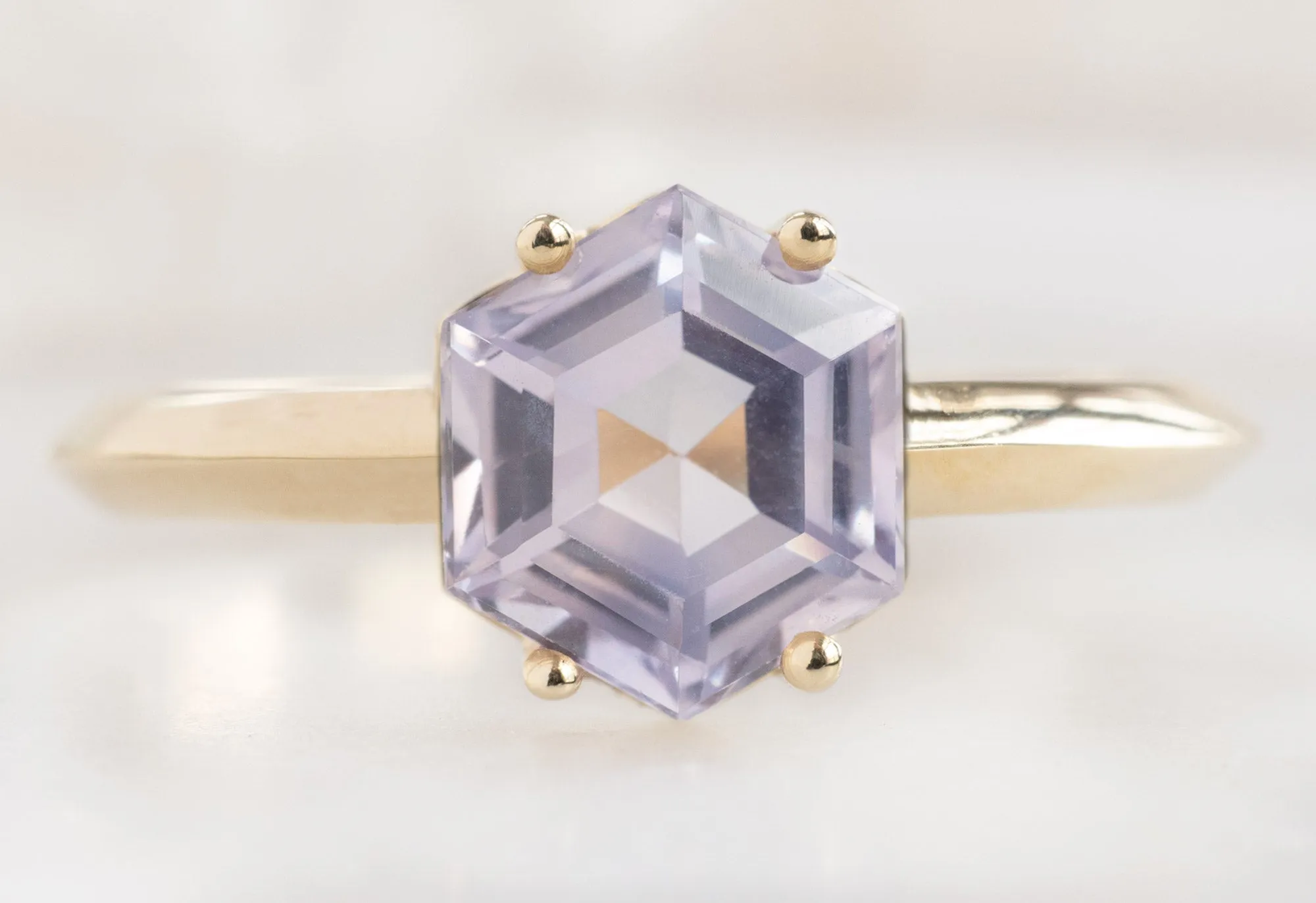 The Bryn Ring with a Montana Sapphire