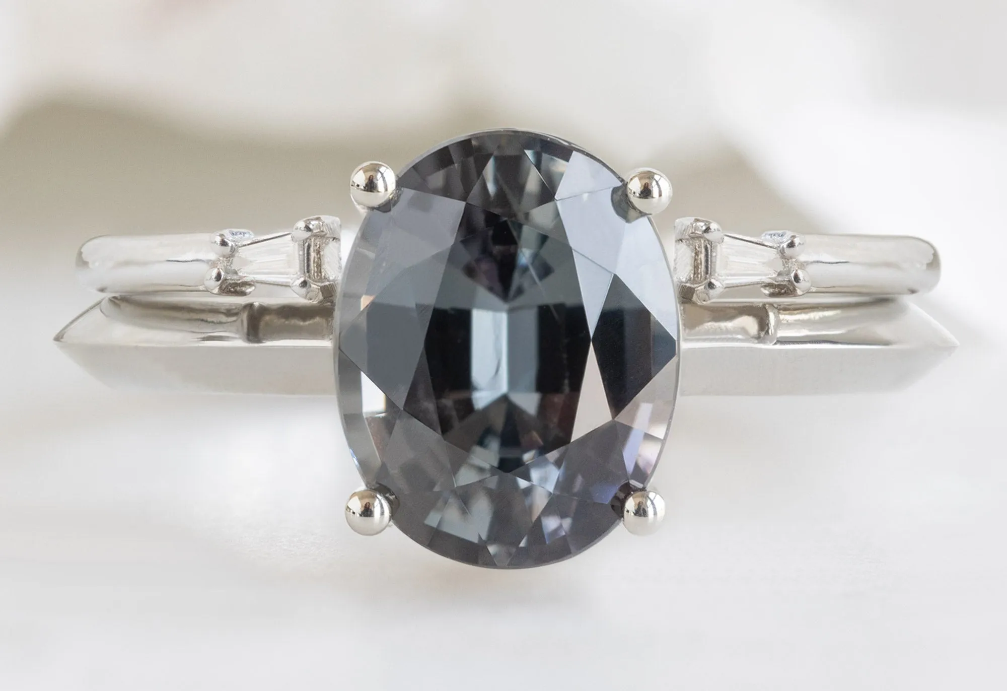 The Bryn Ring with an Oval-Cut Spinel