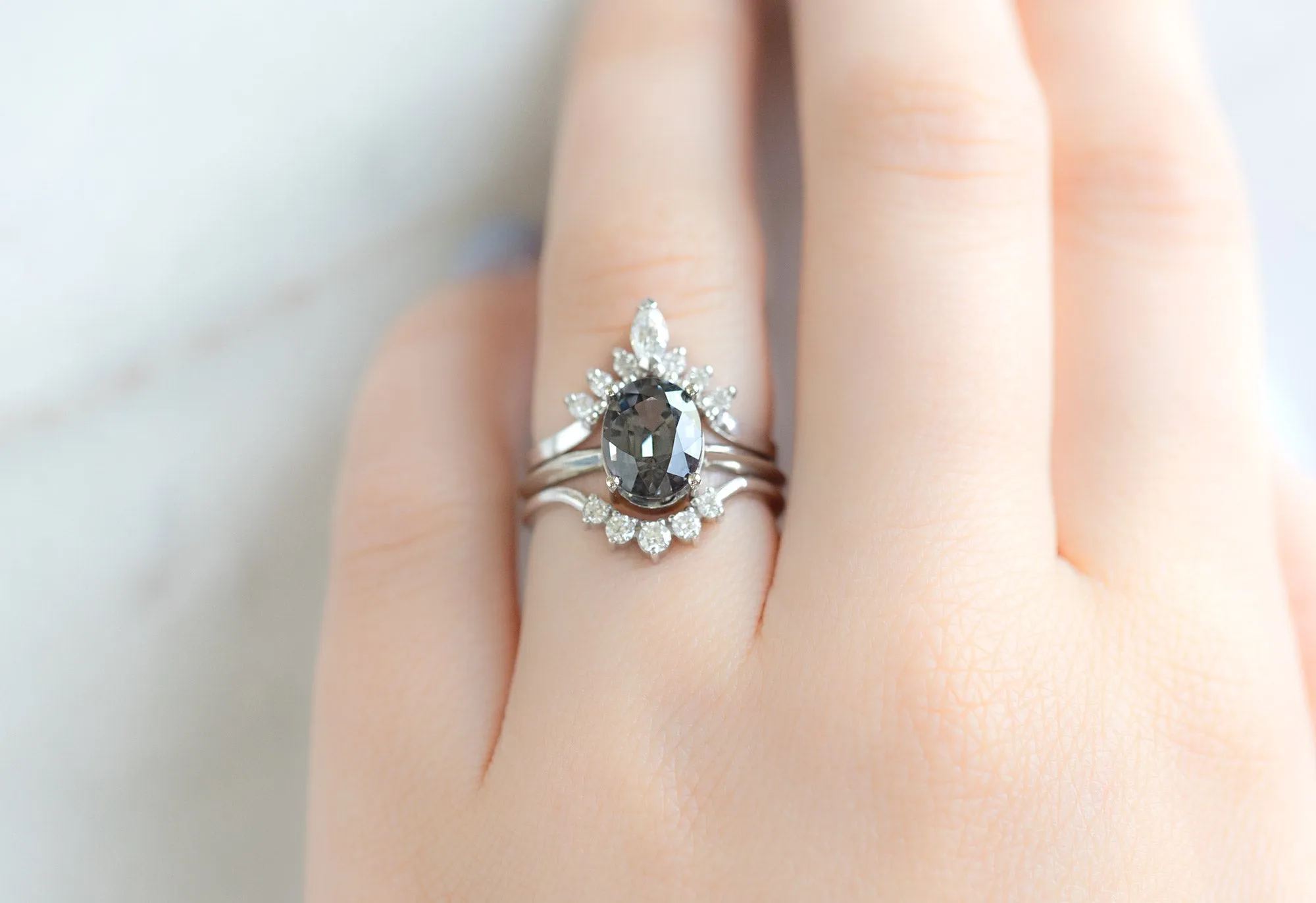 The Bryn Ring with an Oval-Cut Spinel