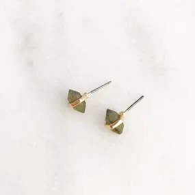 Tiny Semi Precious Stud Earrings