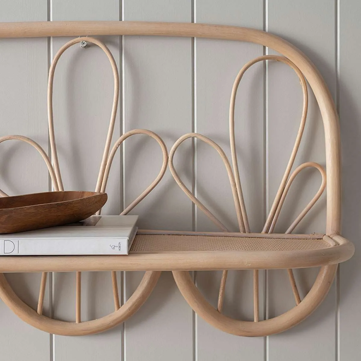 Ziggy Rattan Wall Shelf Ledge